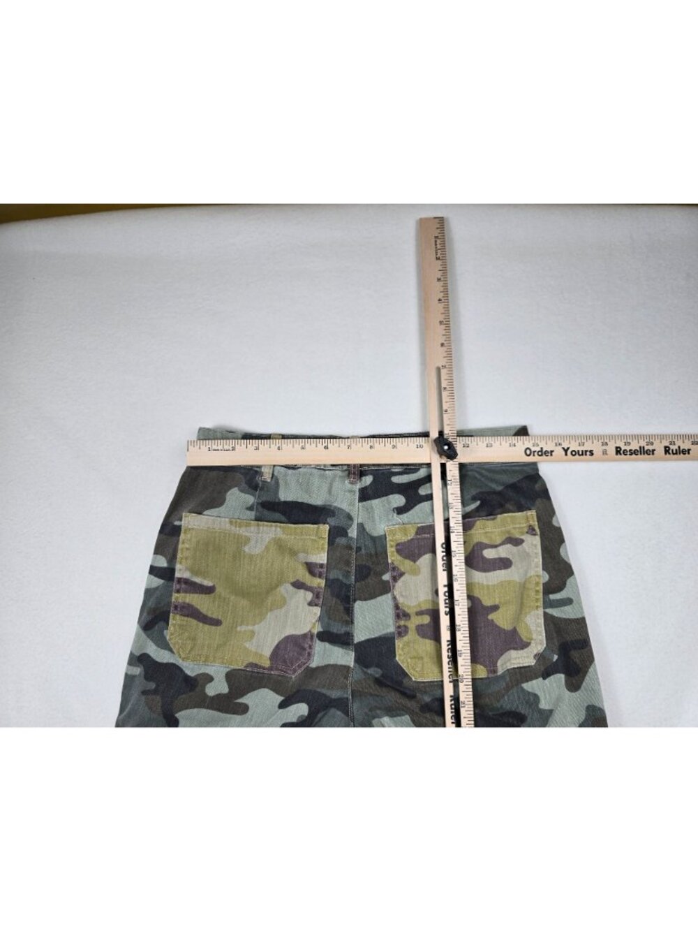 Camo Patchwork Cargo Pants Womens Fashion Nova Large - Picture 8 of 8